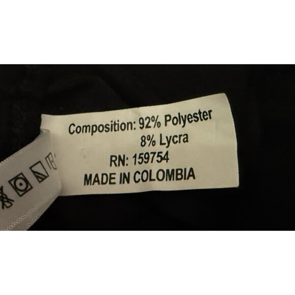 THE BUBBLE Black Pull-On Shorts Wide Waistband Drawstring Cuffed NWT Siz XS - Picture 9 of 10